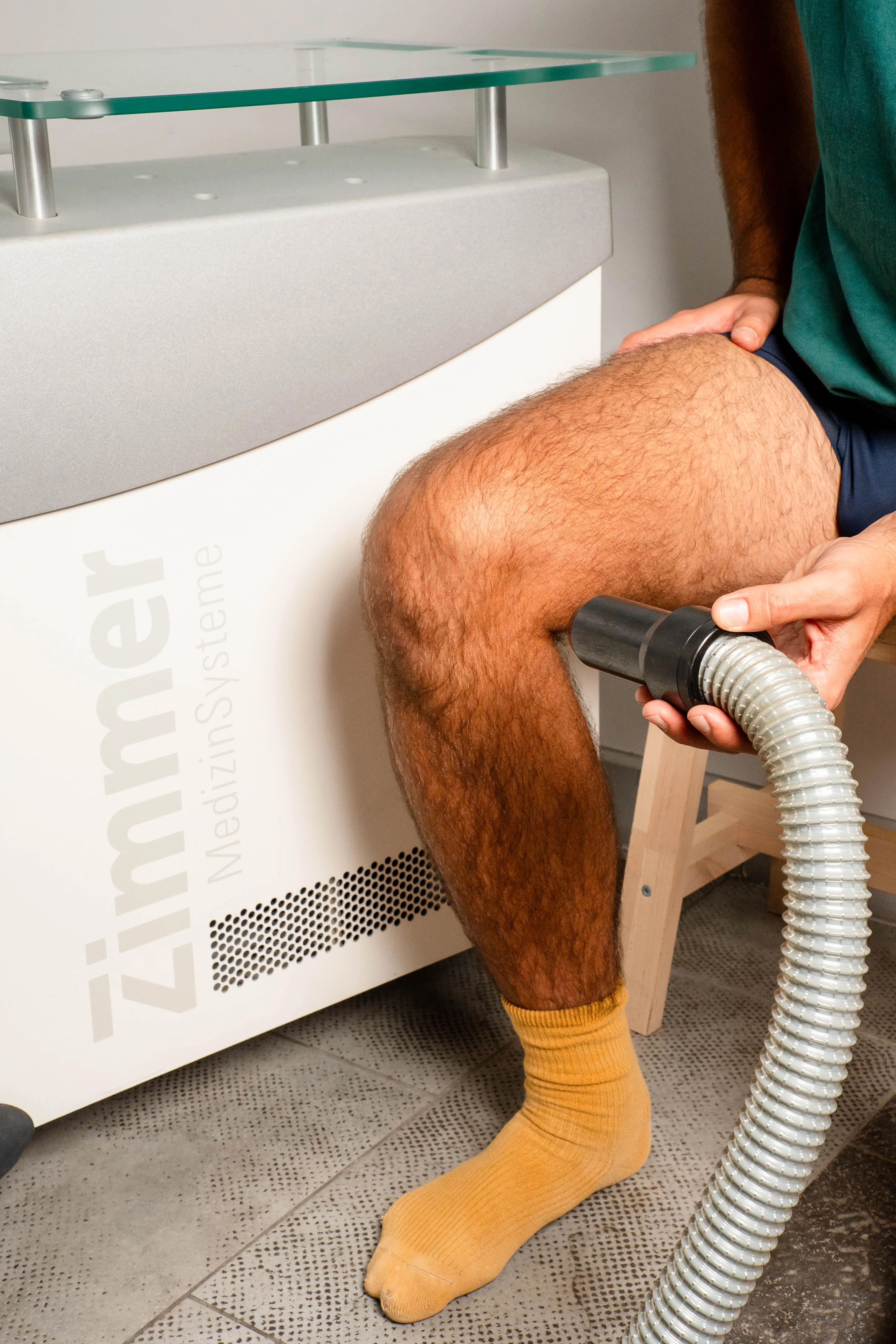 Cryothérapie soufflée — air froid pulsé inflammation Sète